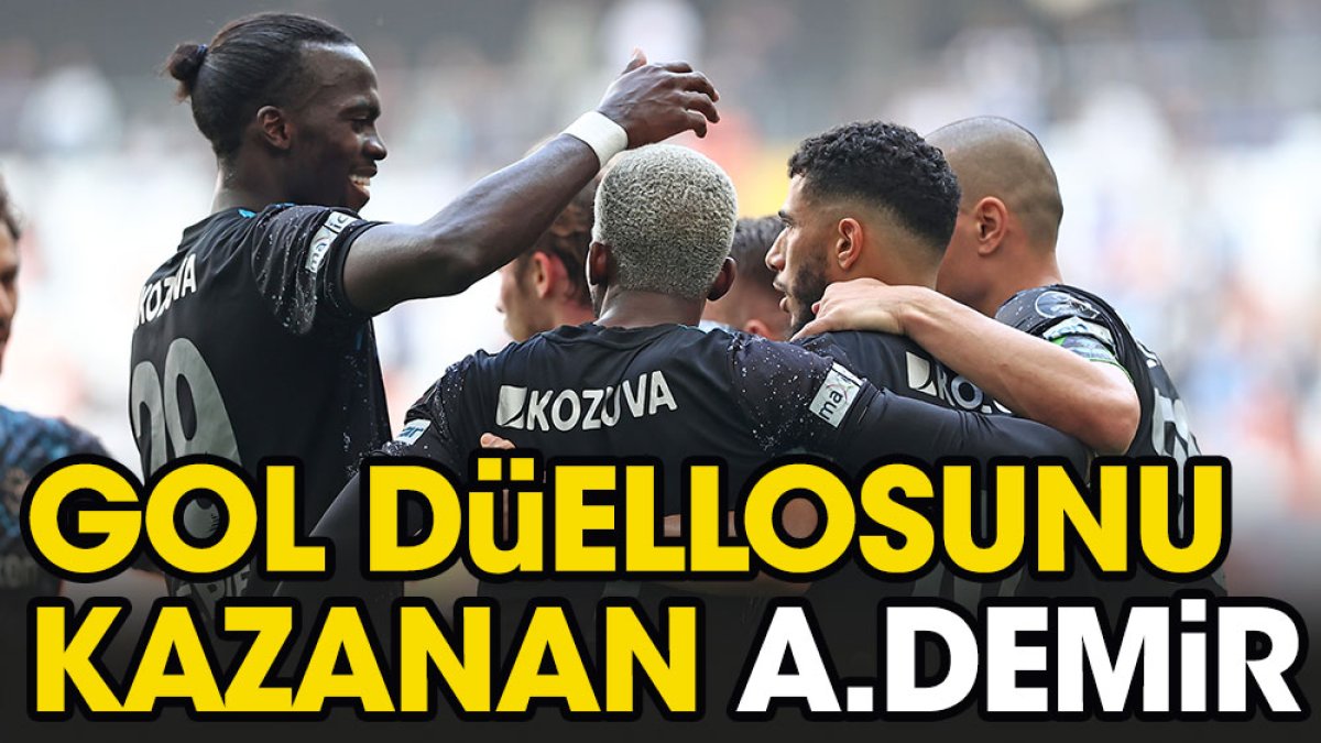 Gol düellosunu kazanan Adana Demirspor