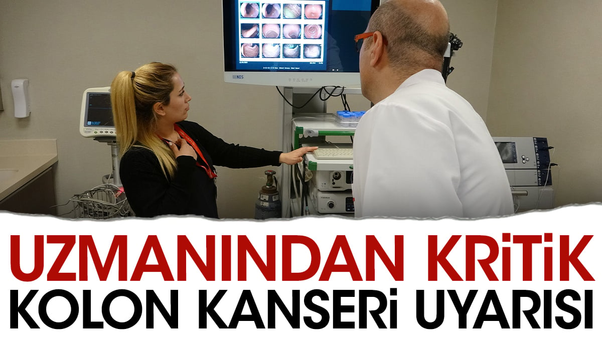 Uzmanından kritik kolon kanseri uyarısı