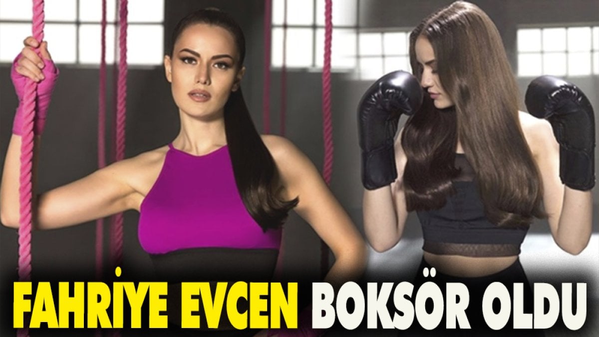 Fahriye Evcen boksör oldu