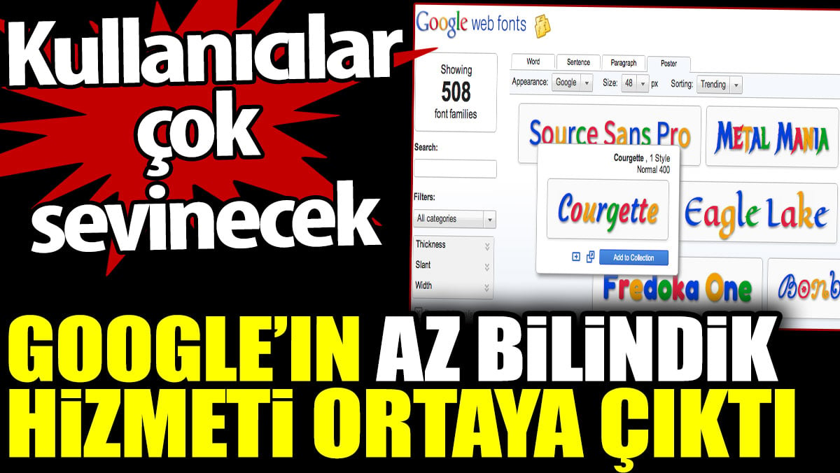 Google'ın az bilindik hizmeti ortaya çıktı. Kullanıcılar çok sevinecek