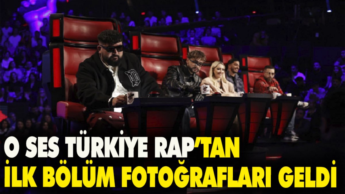 O Ses Türkiye Rap'tan ilk bölüm fotoğrafları geldi