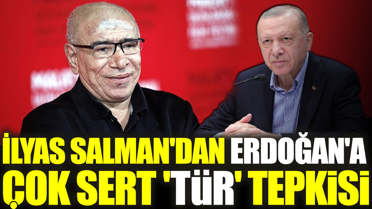 İlyas Salman'dan Erdoğan'a çok sert tür tepkisi