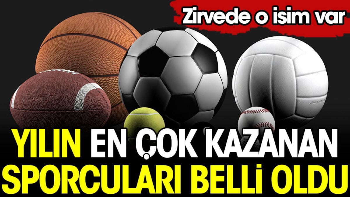 Yılın En çok Kazanan 10 Sporcusu Belli Oldu. Zirvede O Isim Var