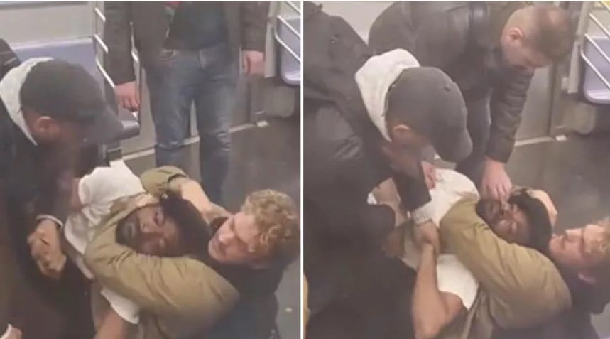 Metroda eski asker evsiz adamı boğarak öldürdü