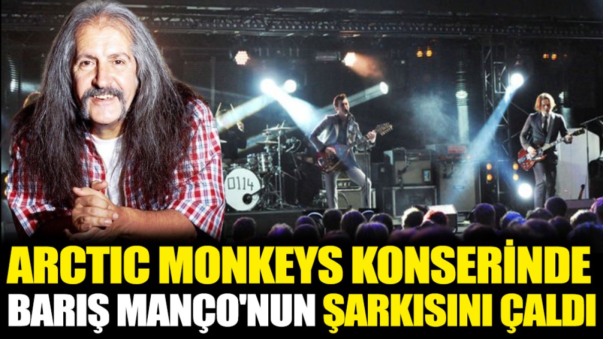 Rock grubu Arctic Monkeys konserinde Barış Manço'nun 'Hal Hal' şarkısını çaldı