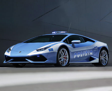 300 bin dolarlık Lamborghini polis arabası oldu