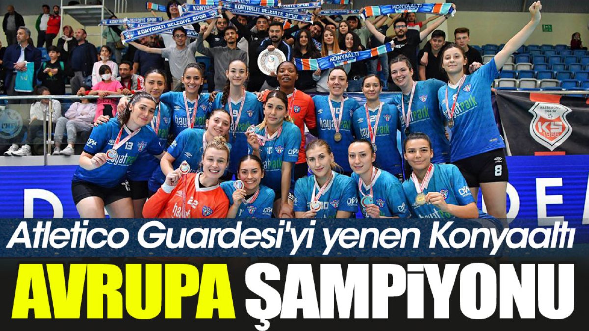 Konyaaltı Belediyespor Avrupa Şampiyonu