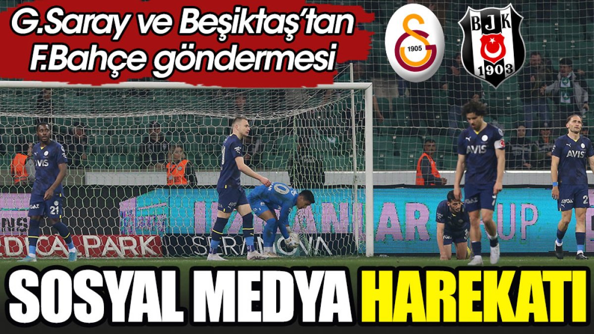 Fenerbahçe puan kaybedince Beşiktaş ve Galatasaray ortaya çıktı