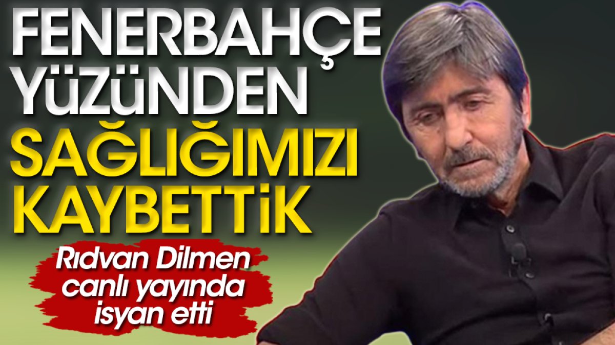 Fenerbahçe taraftarı psikologları zengin etti: Rıdvan Dilmen'in canlı yayın isyanı