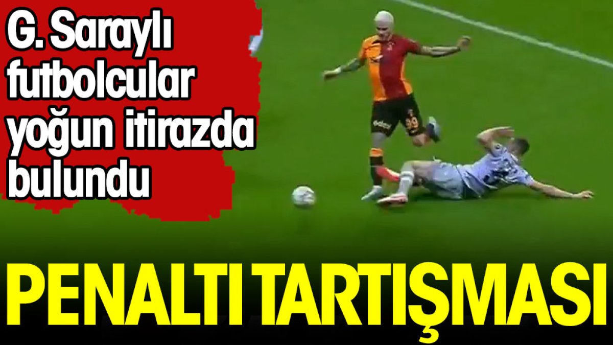 Galatasaray-Başakşehir maçında penaltı tartışması