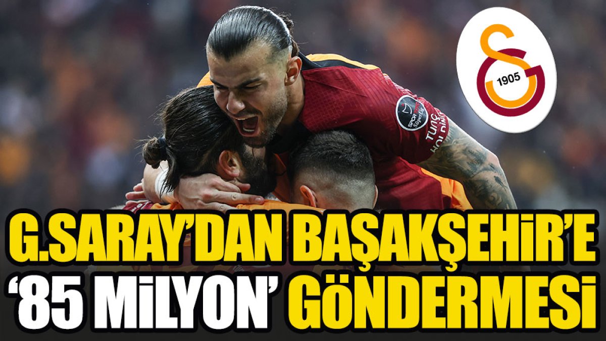 Galatasaray galibiyetten sonra Başakşehir'e cevap verdi: Mayıslar bizimdir
