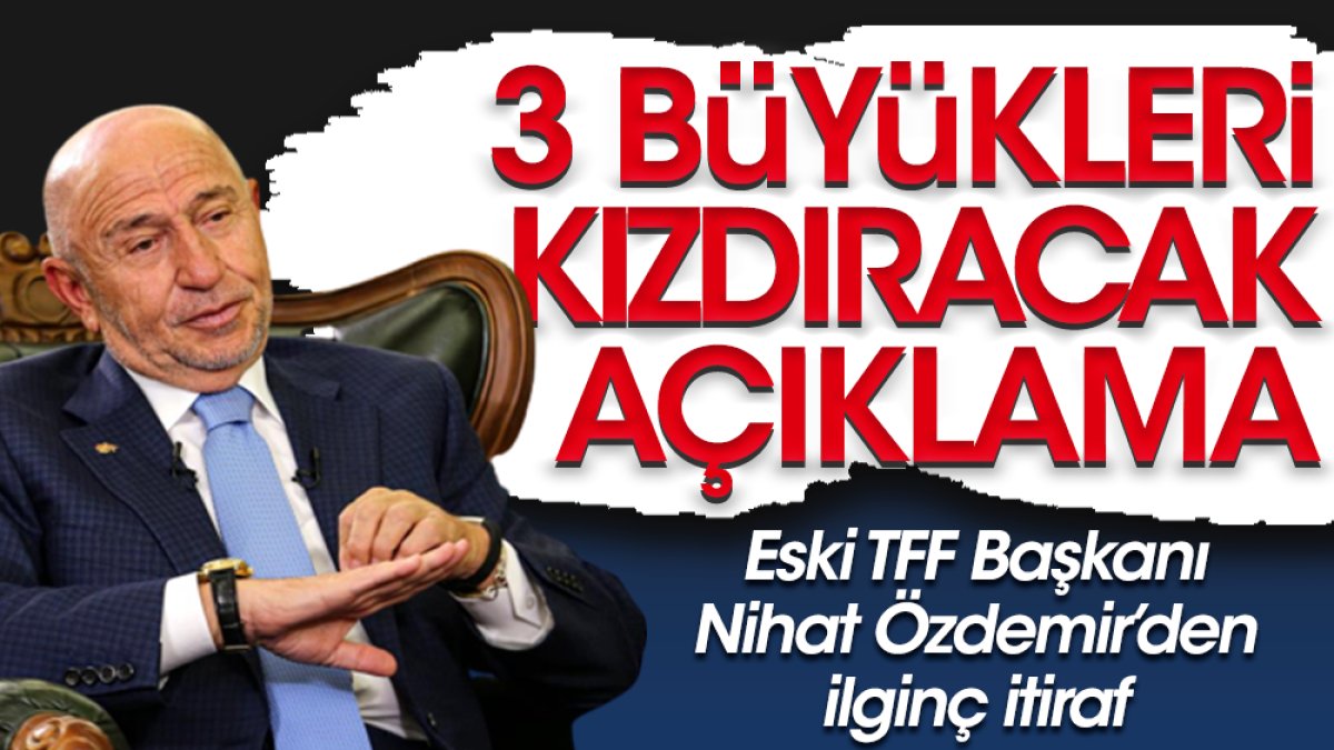 Eski TFF Başkanı Özdemir'den 3 büyükleri kızdıracak Trabzonspor açıklaması