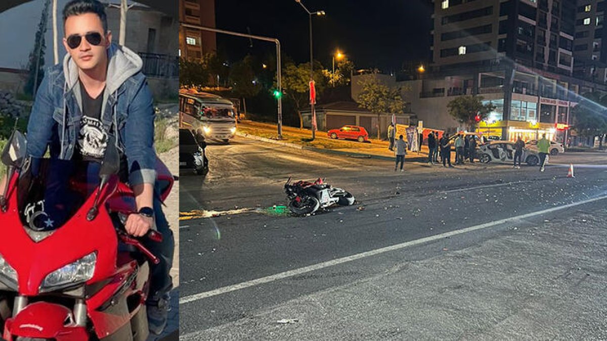 Elazığ'da otomobille çarpışan 21 yaşındaki motosikletli hayatını kaybetti