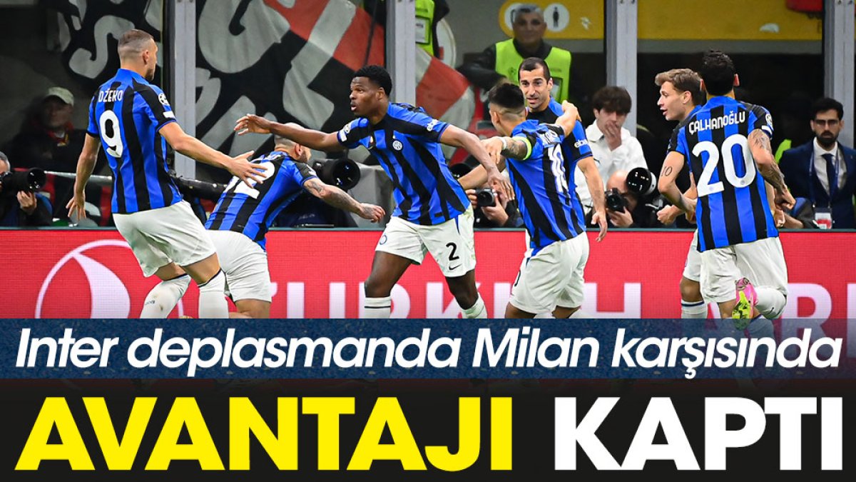Inter San Siro'da avantajı kaptı