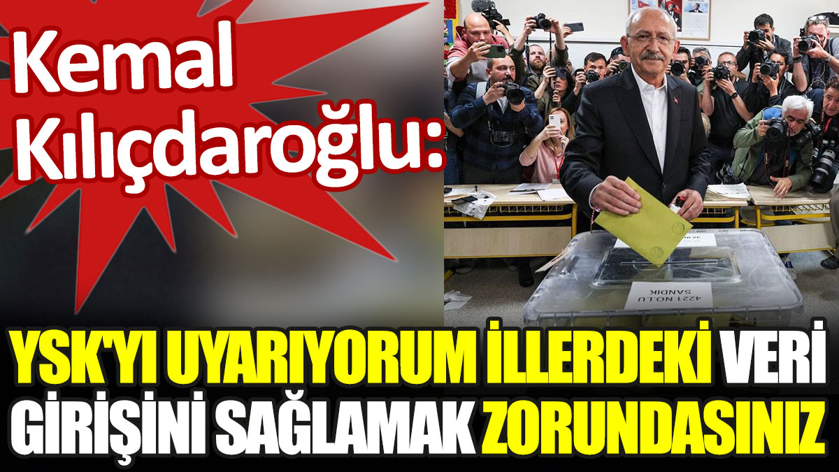 Kılıçdaroğlu'ndan seçim açıklaması: Son durumu açıkladı