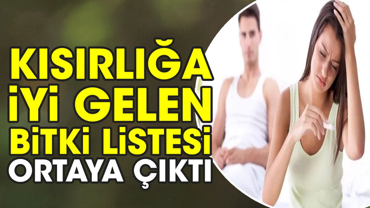 Kısırlığa iyi gelen bitki listesi ortaya çıktı