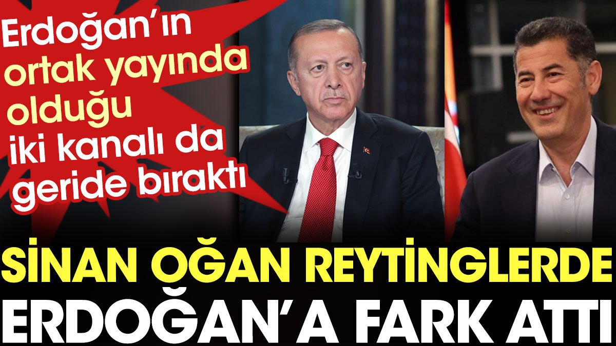 Sinan Oğan reytinglerde Erdoğan’a fark attı