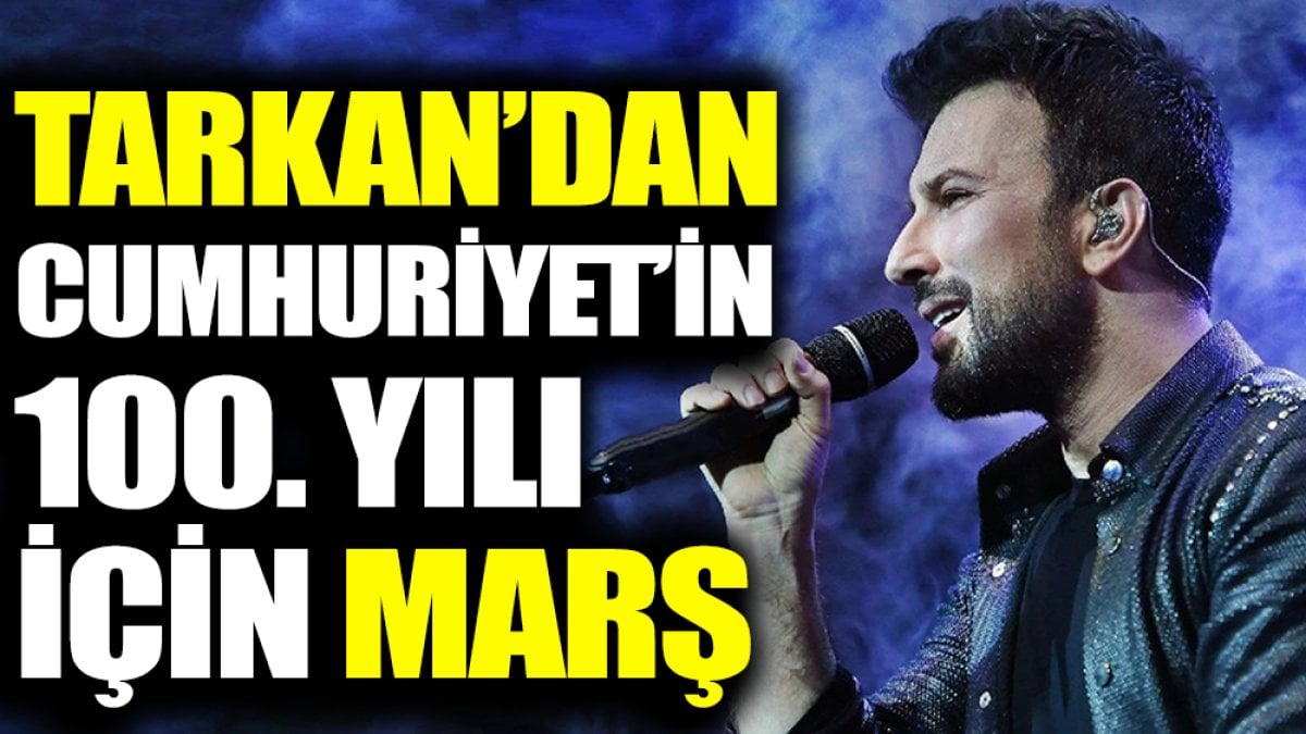 Tarkan'dan Cumhuriyet'in 100. yılı için marş