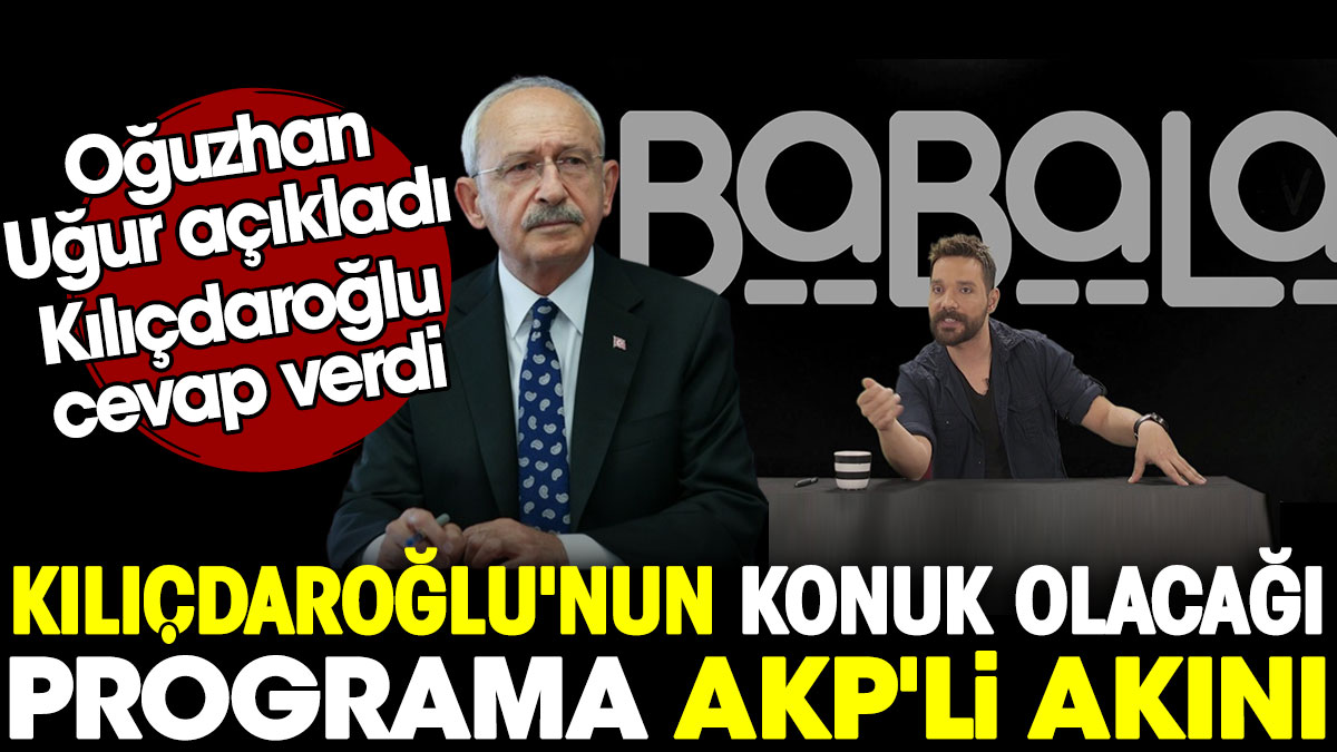 Kılıçdaroğlu'nun konuk olacağı programa AKP'li akını