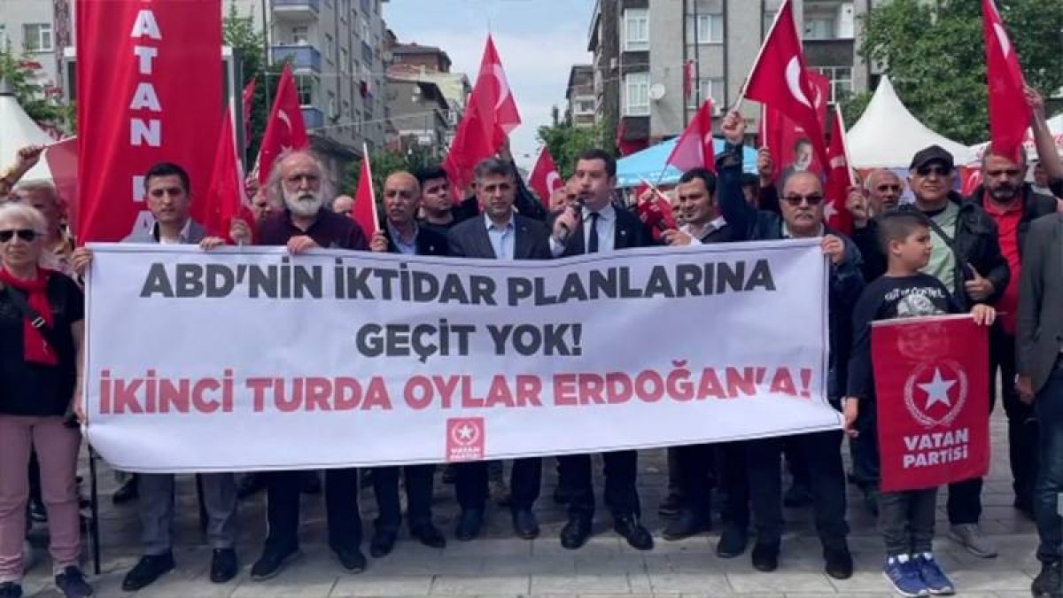 Vatan Partisi'nden Erdoğan'a destek çağrısı yaptı