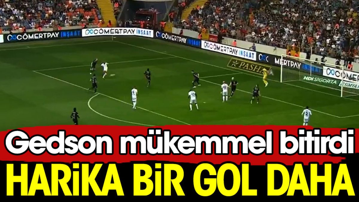 Beşiktaş geriden gelip öne geçti. Gedson'dan harika gol