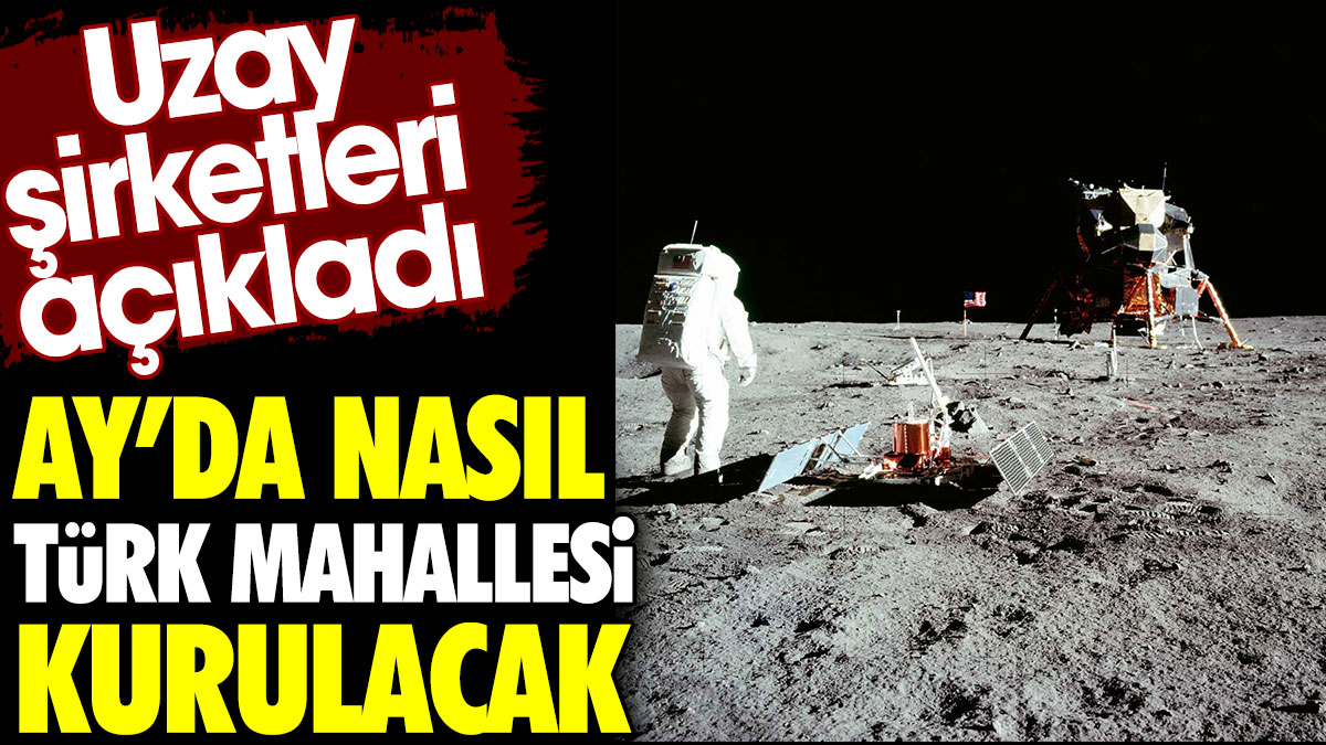 Ay'da nasıl Türk mahallesi kurulacak? Uzay şirketleri açıkladı