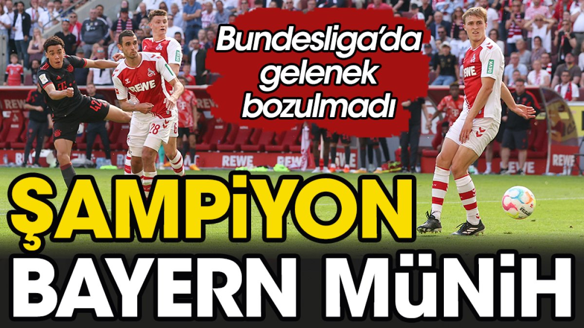 Futbolda tarihi anlar! Bayern 2 puan geriden gelip şampiyon oldu