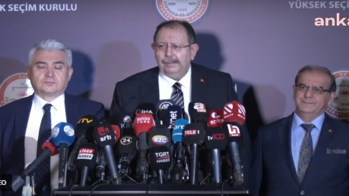 Son dakika... YSK Başkanı Ahmet Yener'den ilk açıklama