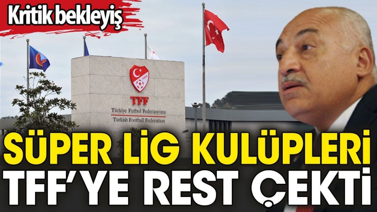 Süper Lig kulüpleri kazan kaldırdı. TFF köşeye sıkıştı