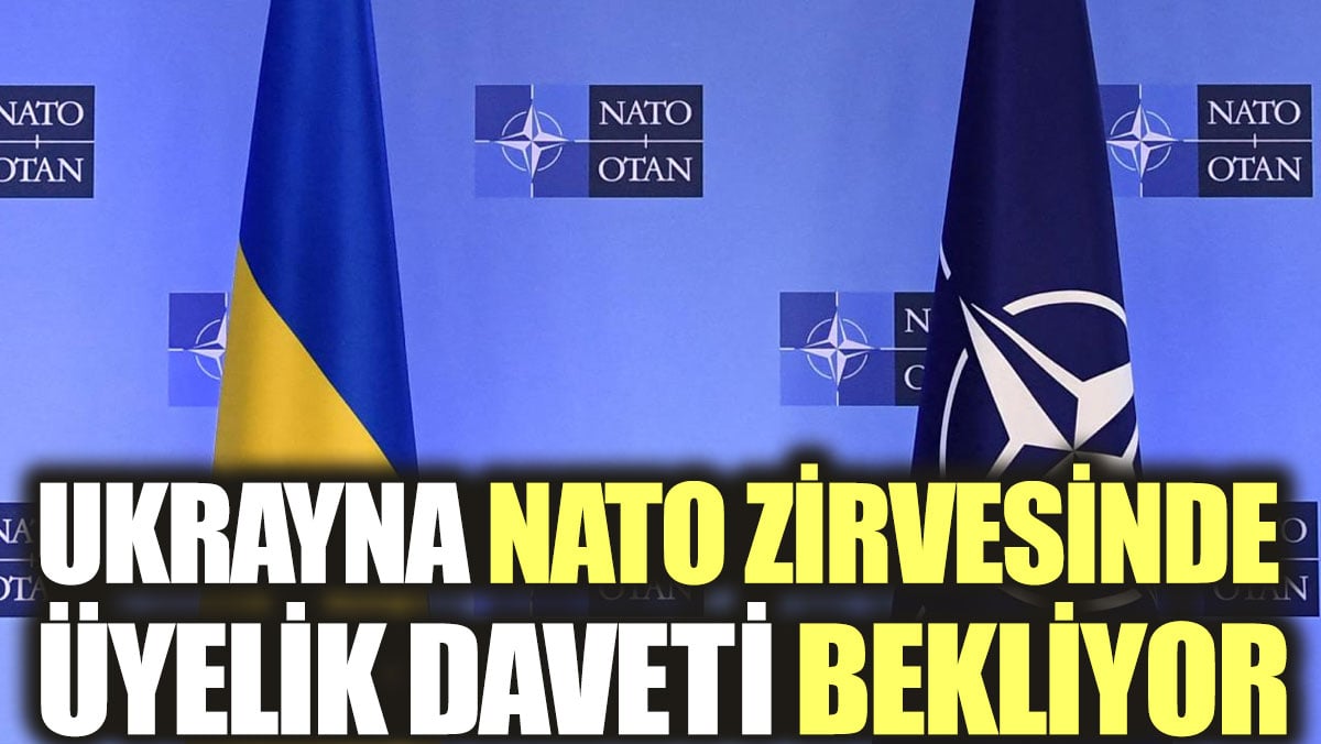 Ukrayna NATO zirvesinde üyelik daveti bekliyor