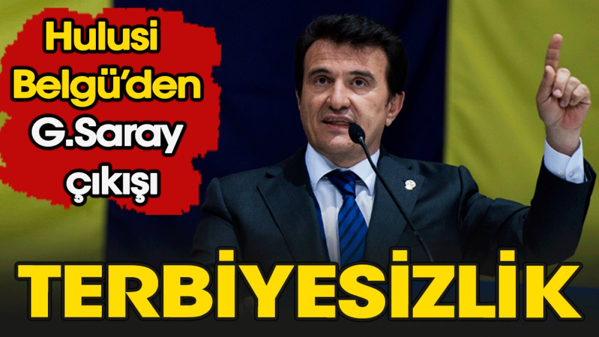 Fenerbahçe'den Galatasaray açıklaması: Dursun Özbek terbiyesizlik yapıyor