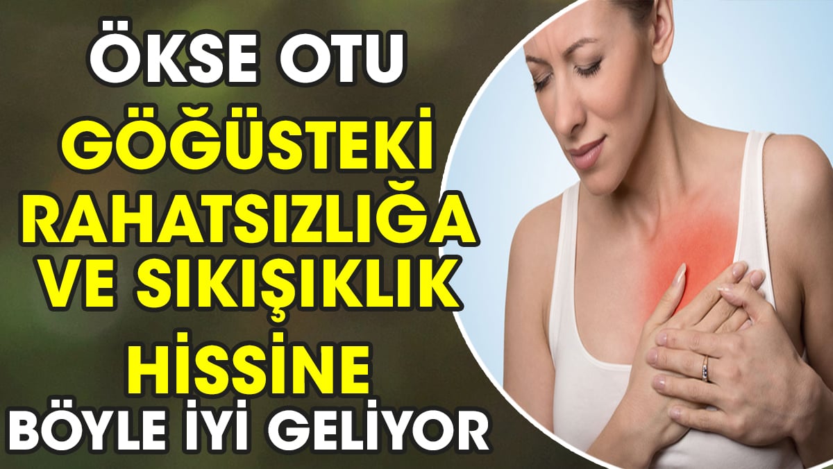 Mucize ot göğüsteki rahatsızlığa ve sıkışıklık hissine böyle iyi geliyor