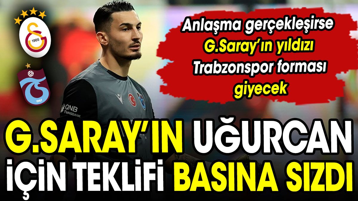Galatasaray’ın Uğurcan Çakır teklifi basına sızdı