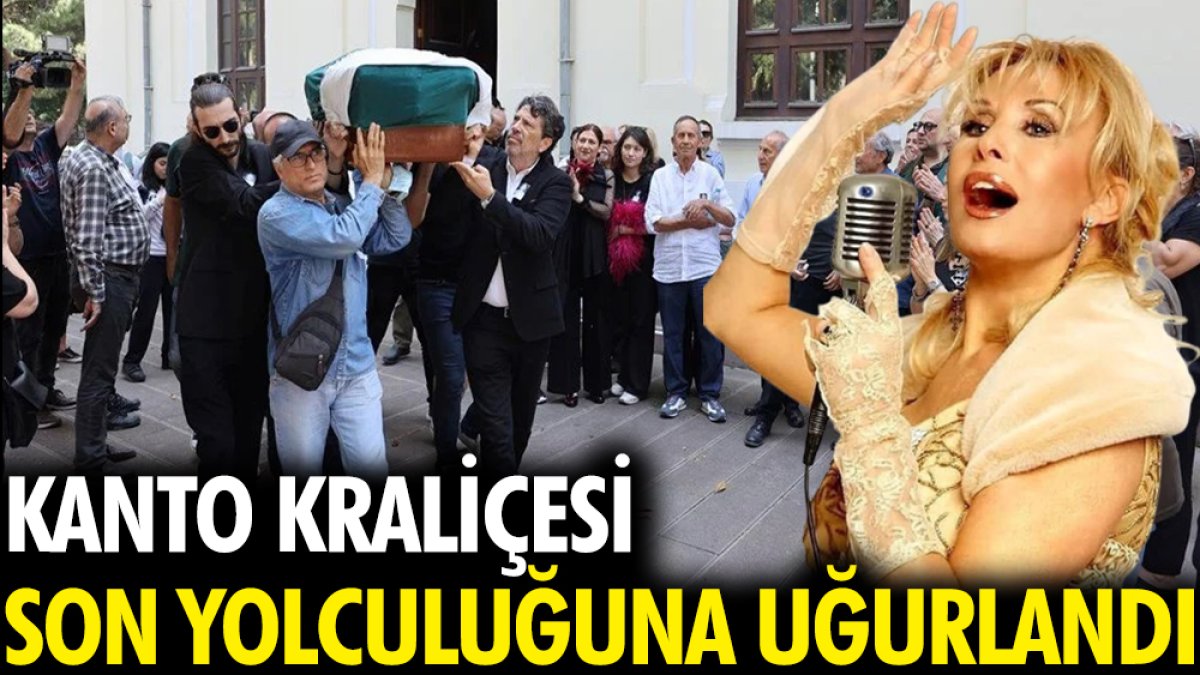 'Kanto kraliçesi' Nurhan Damcıoğlu son yolculuğuna uğurlandı