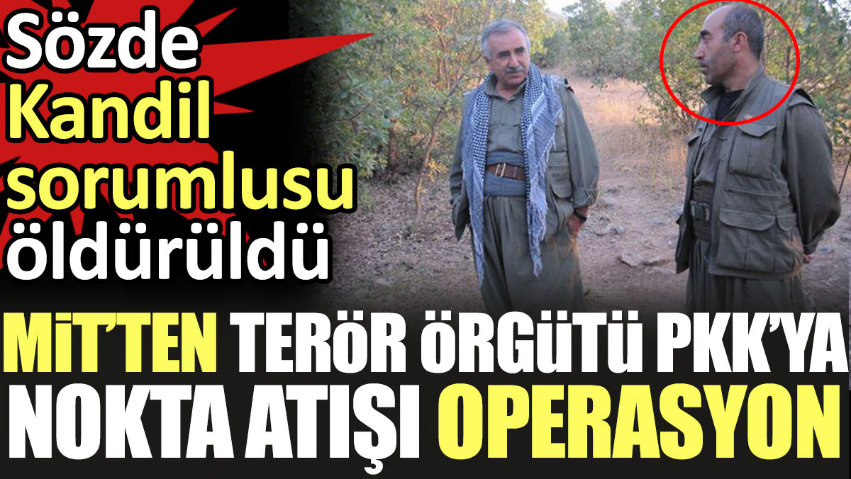 MİT'ten PKK'ya nokta atışı operasyon. Terör örgütünün sözde Kandil Sorumlusu öldürüldü