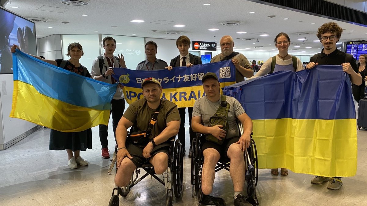 Japonya Ukrayna askerlerini tedavi ediyor