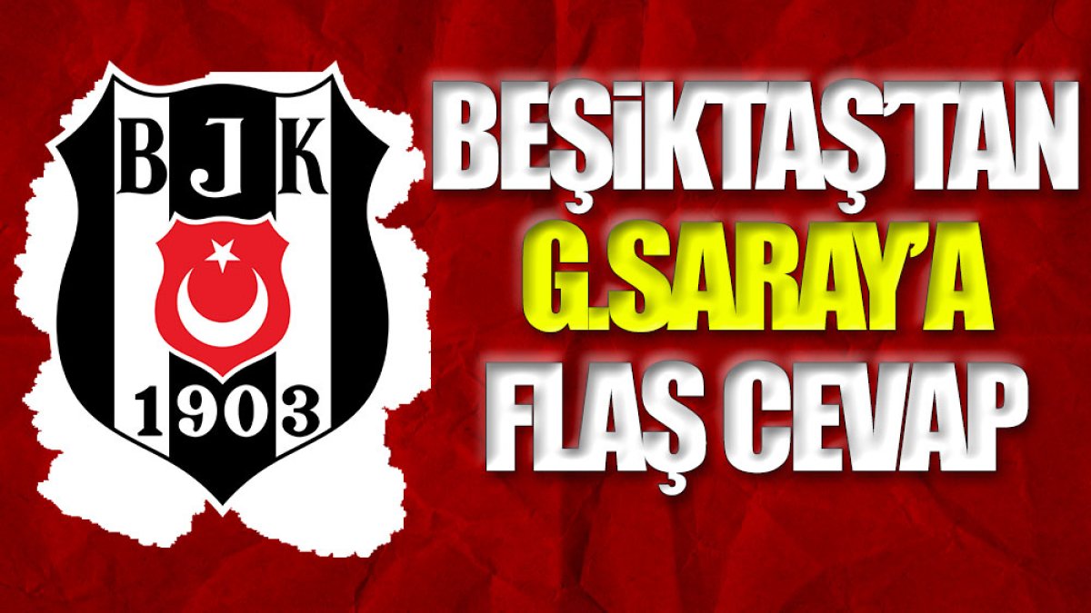 Beşiktaş'tan Galatasaray'a flaş cevap: Bizde haram kupa yok
