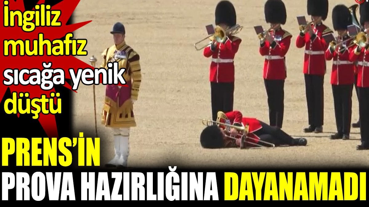 İngiliz muhafız daha fazla dayanamadı