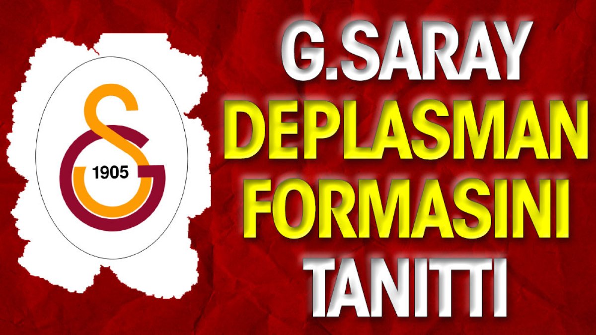 Galatasaray deplasman formasını tanıttı