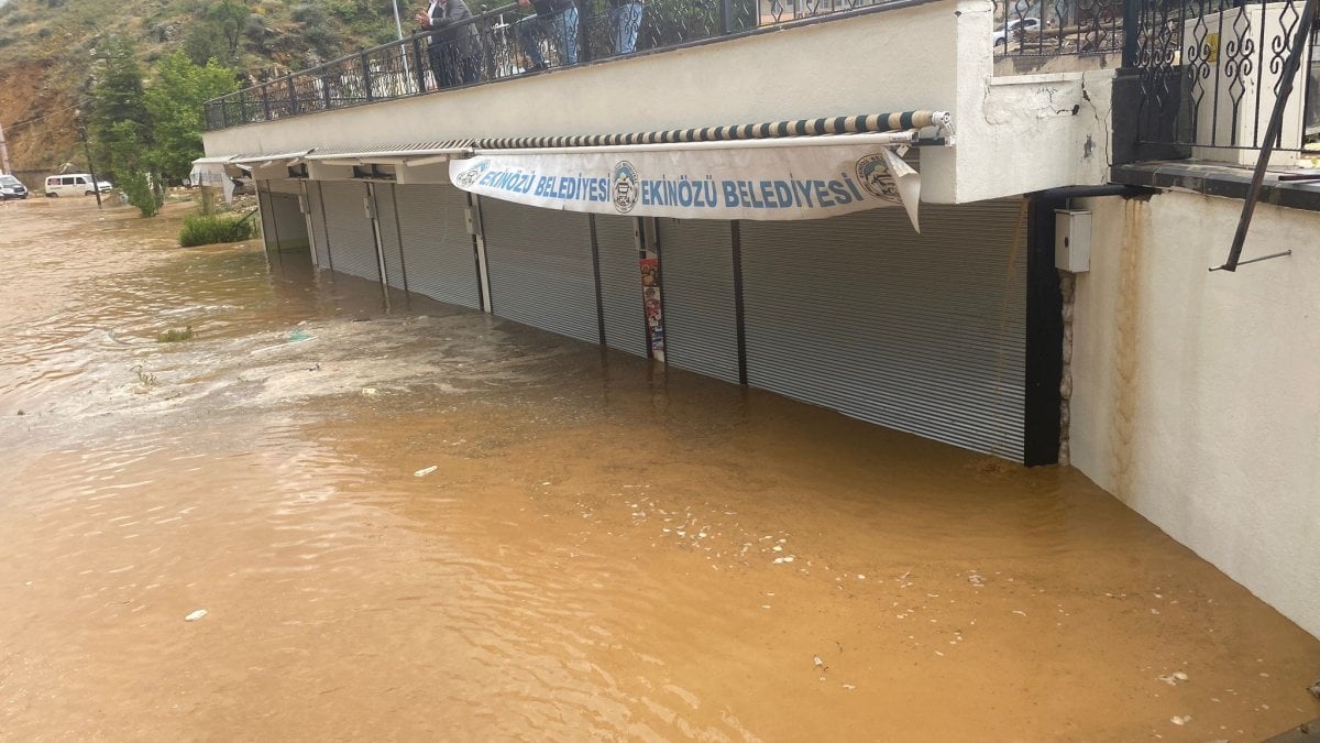 Kahramanmaraş'ta yağmur sele neden oldu