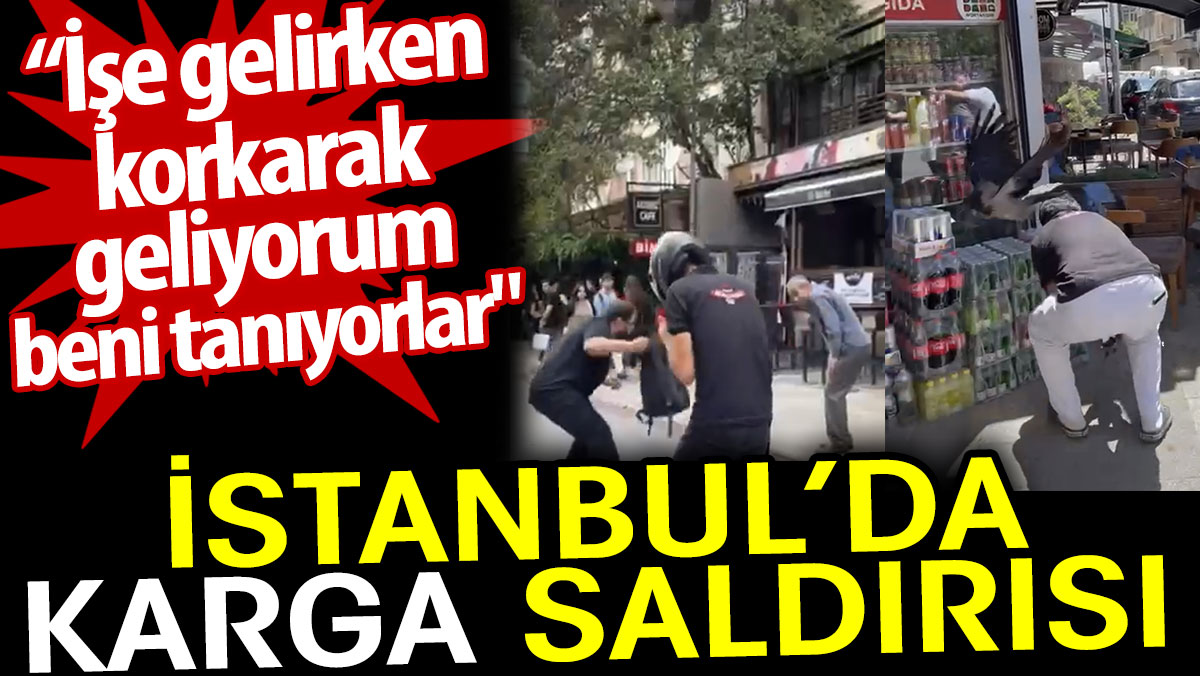 İstanbul’da karga saldırısı: İşe gelirken korkarak geliyorum beni tanıyorlar