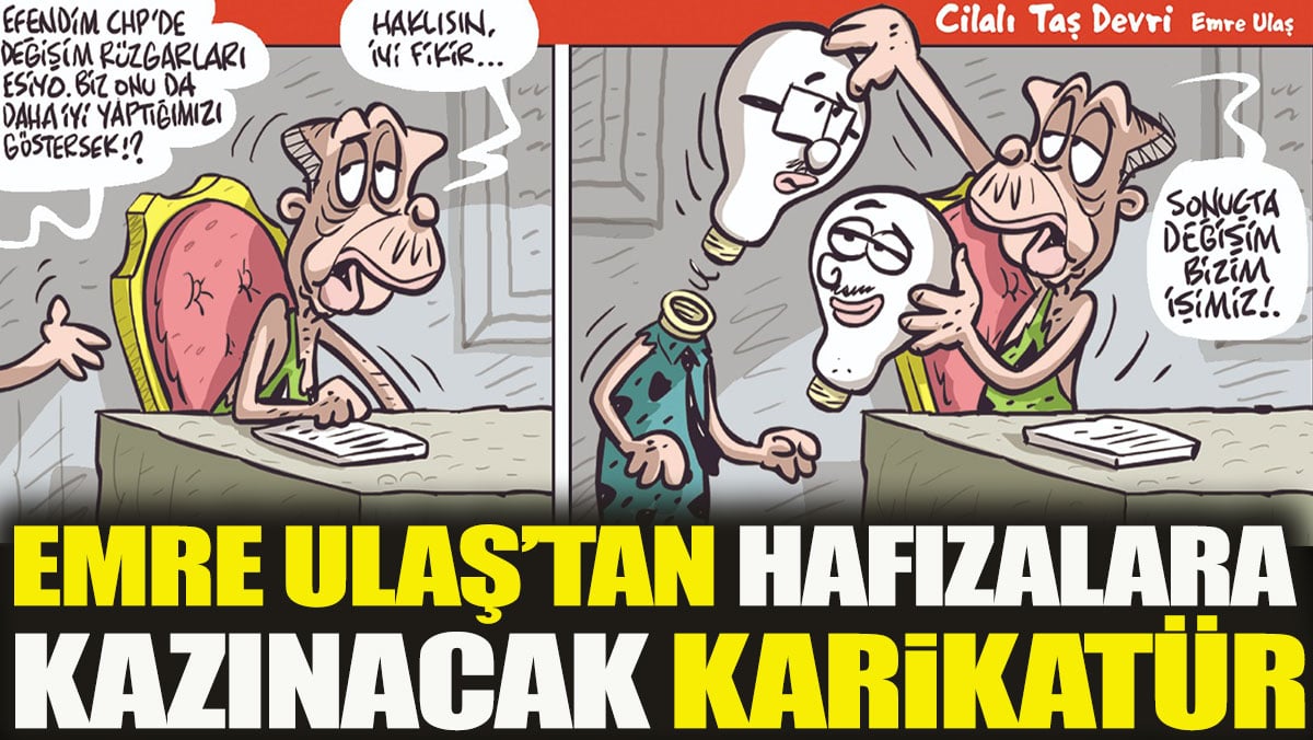 Emre Ulaş’tan hafızalara kazınacak karikatür