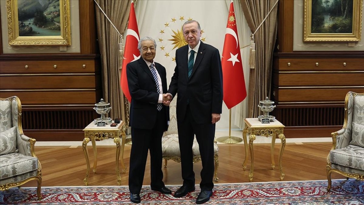 Erdoğan, eski Malezya Başbakanı Muhammed'i kabul etti