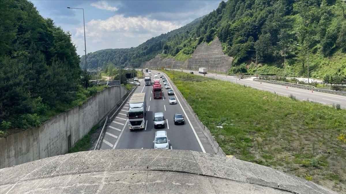 Bolu Dağı geçişinde bayram trafiği önlemi