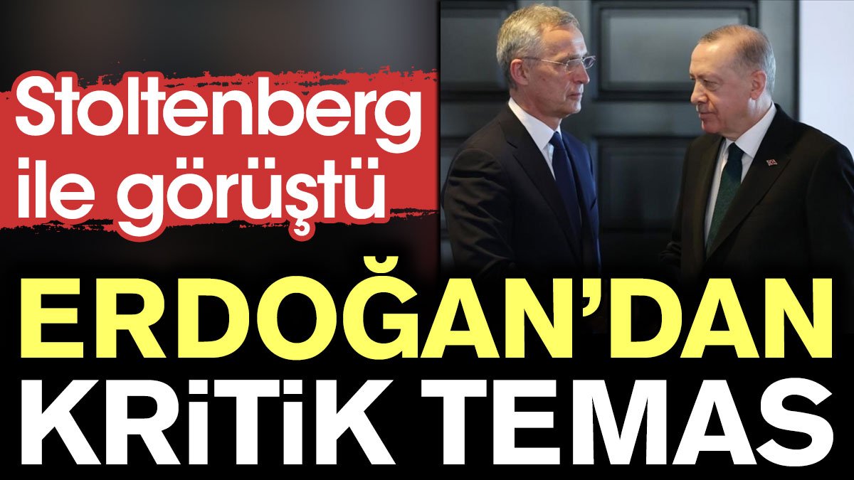 Son Dakika... Erdoğan'dan kritik temas
