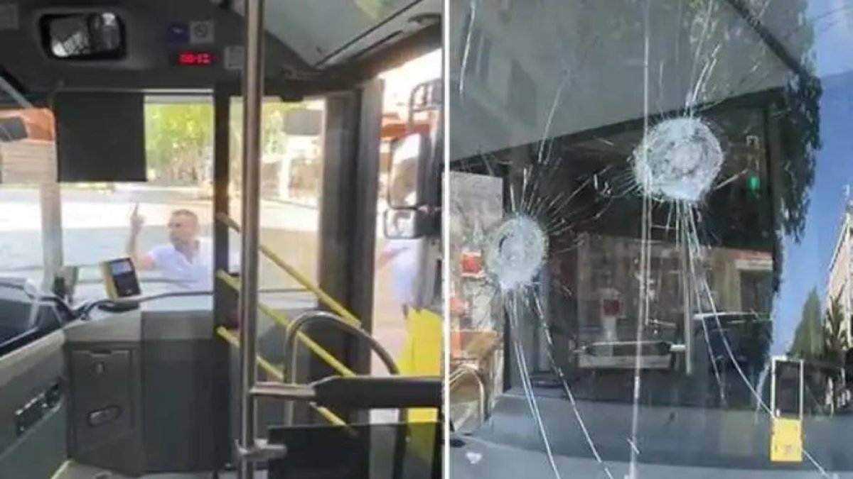 İETT otobüsüne balta ile saldıran İETT otobüsü şoförü tutuklandı