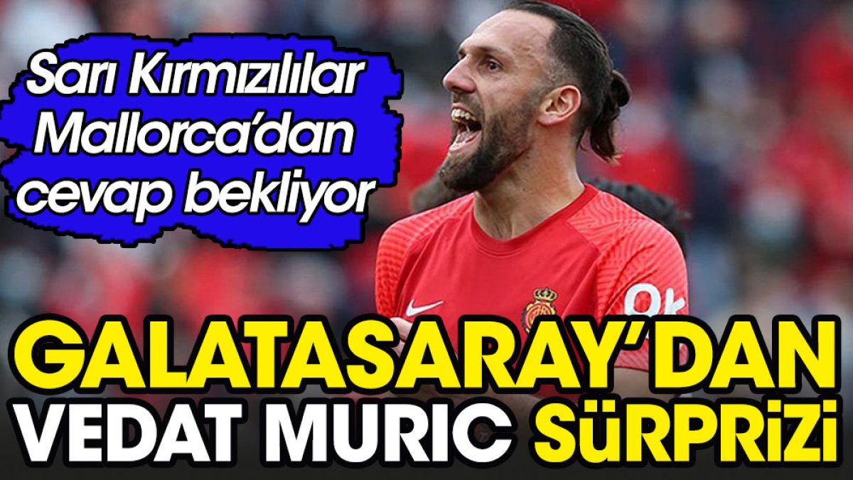 Galatasaray'dan Vedat Muric sürprizi