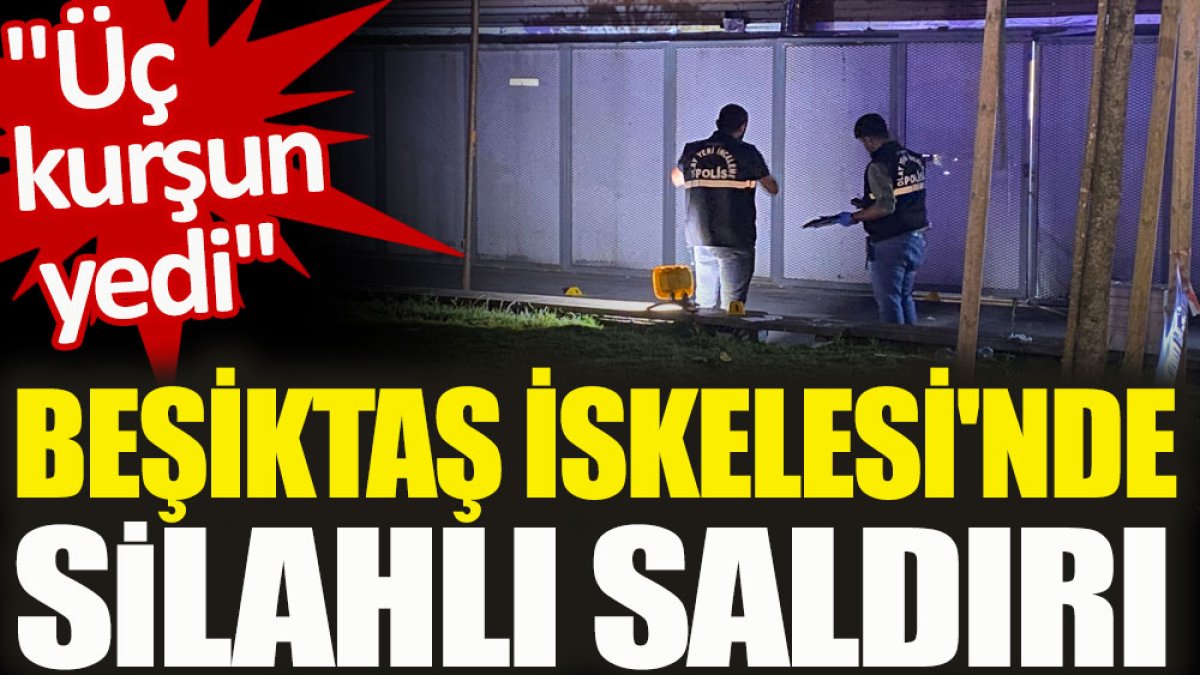 Beşiktaş İskelesi'nde silahlı saldırı