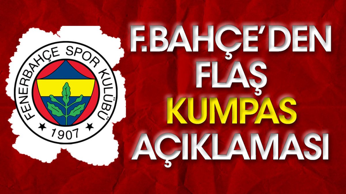 Fenerbahçe'den flaş 'Kumpas' açıklaması