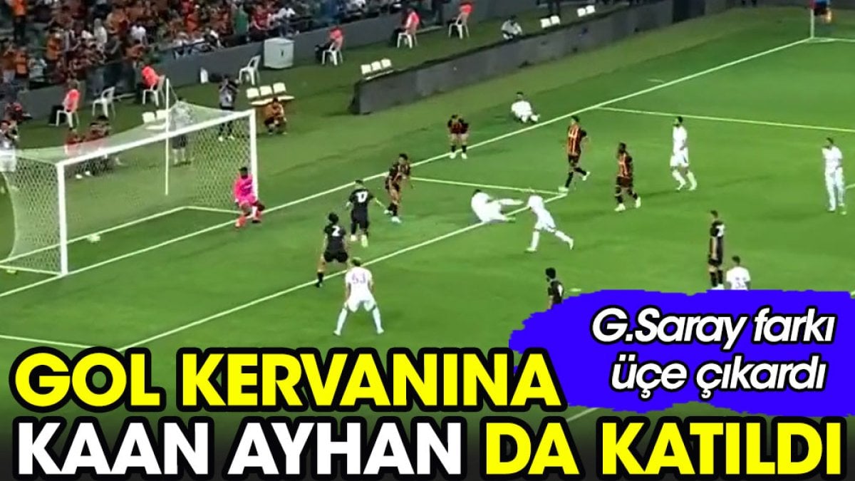 Kaan Ayhan ile Galatasaray farkı açıyor